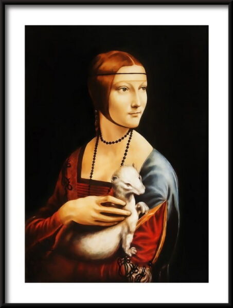 Affiche Dame à l'hermine