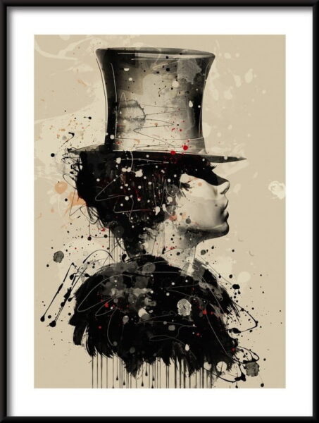Affiche femme aquarelle