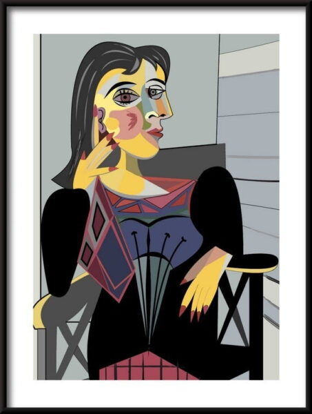 Affiche Portrait de femme