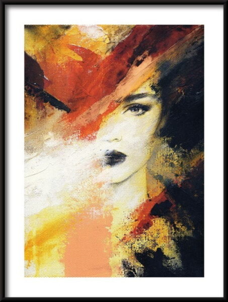 Affiche Portrait de femme