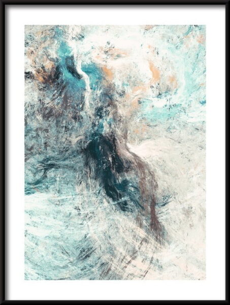 Affiche motif abstrait