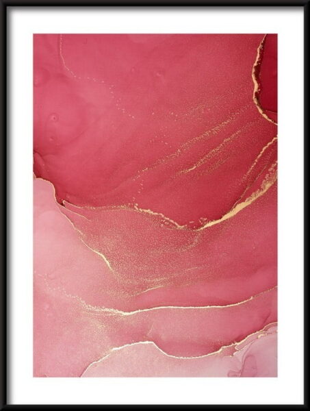 Affiche de fond rose abstrait