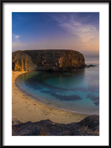 Affiche coucher de soleil