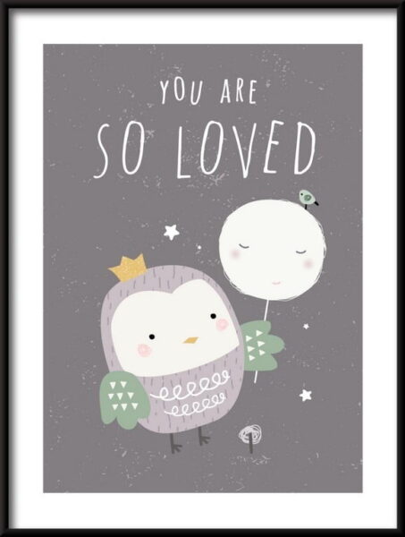 Affiche pour un enfant Hibou