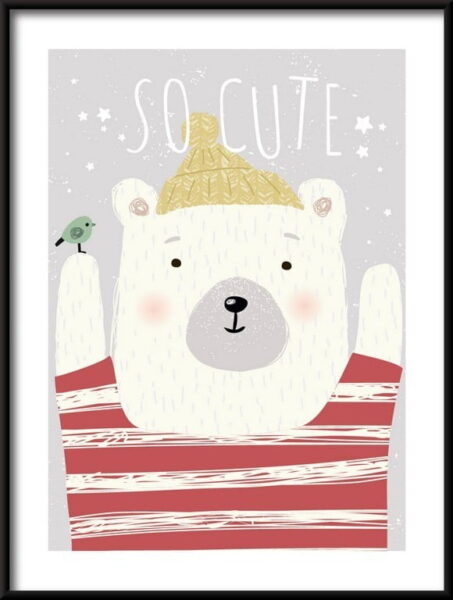 Affiche pour un enfant - So cute
