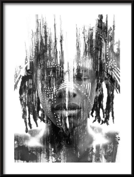 Affiche homme africain