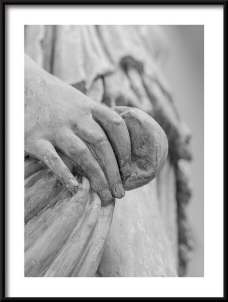 Affiche statue féminine