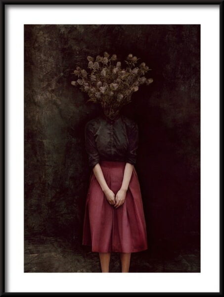 Femme aux fleurs