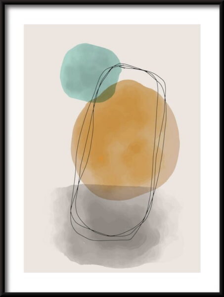 Motifs minimalistes Poster