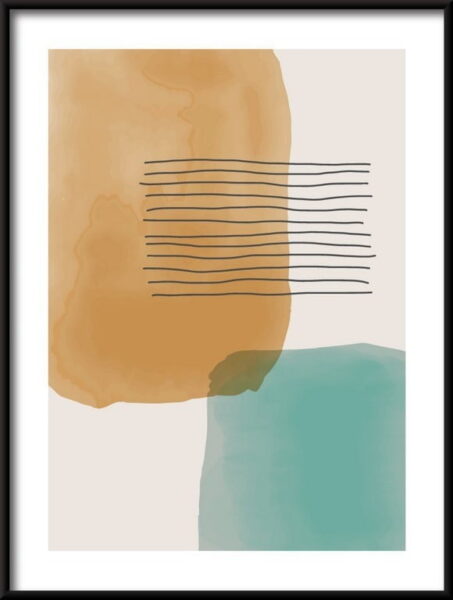 Motifs minimalistes Poster