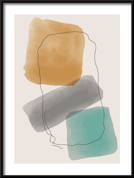 Motifs minimalistes Poster