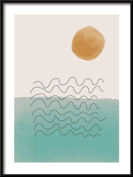Motifs minimalistes Poster