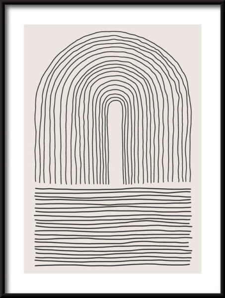 Affiche de composition artistique