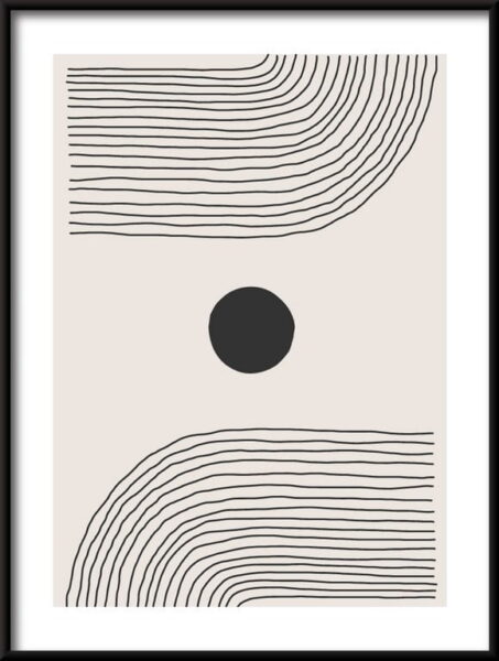 Affiche de composition artistique