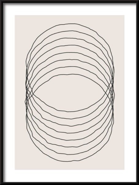 Affiche de composition artistique