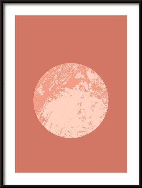 Affiche de phase de lune