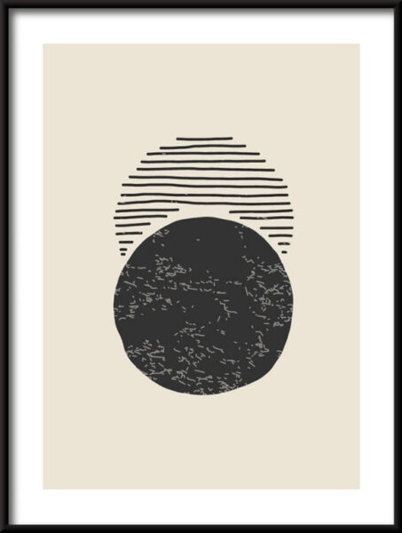 Affiche des phases de lune