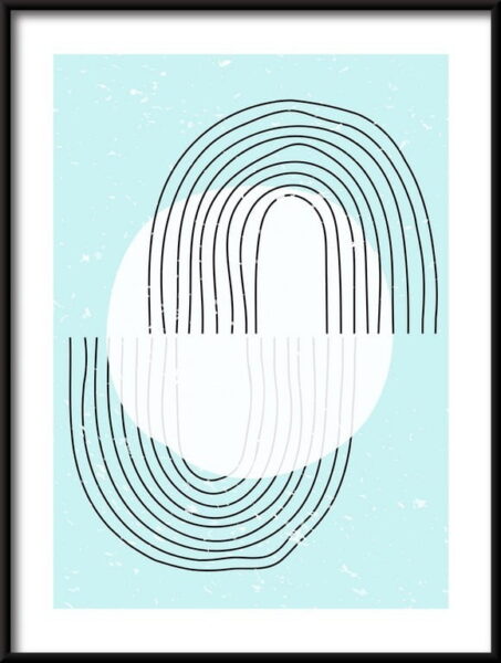Motifs géométriques Poster