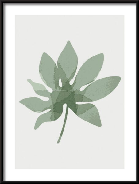 Illustration de feuille tropicale
