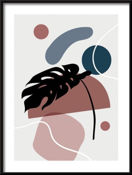 Illustration de feuille tropicale