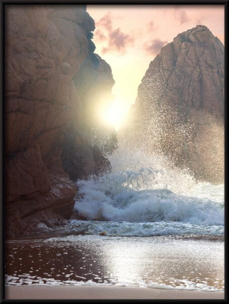 Affiche de roches et de vagues de l'océan – Image 4