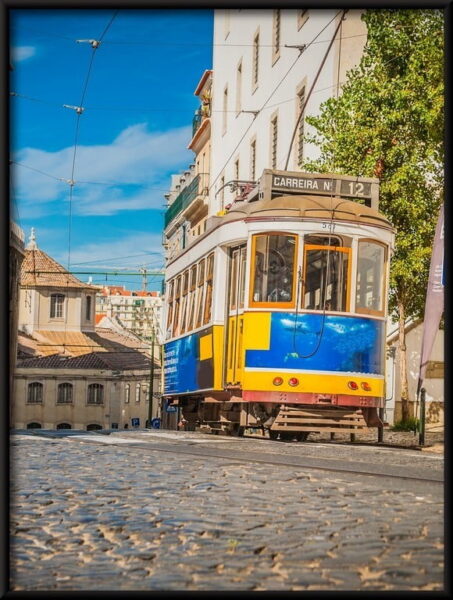 Tram jaune 28, affiche de Lisbonne – Image 4