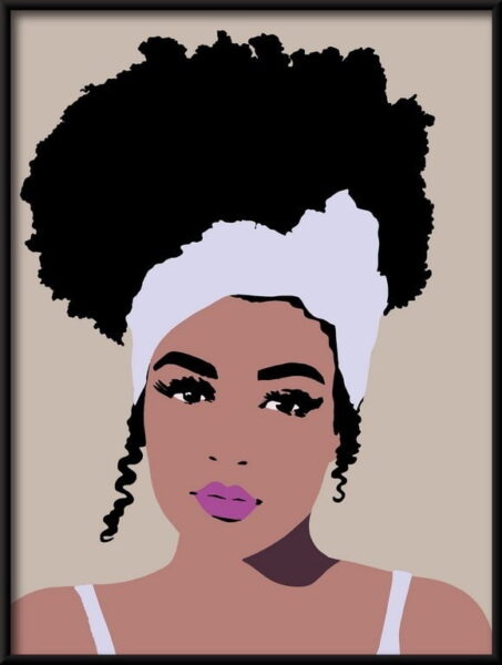 Affiche fille africaine – Image 4