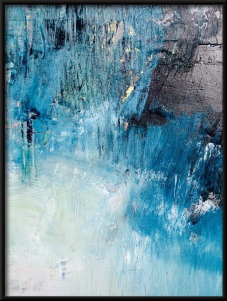 Image bleue abstraite Poster – Image 4