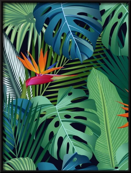 Feuilles tropicales Poster – Image 4