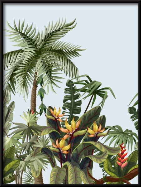 Jungle avec affiche de ciel bleu – Image 4