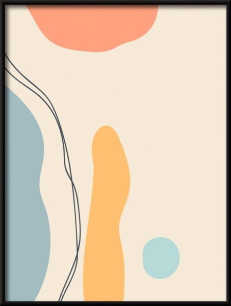 Affiche d'abstraction chaleureuse – Image 4