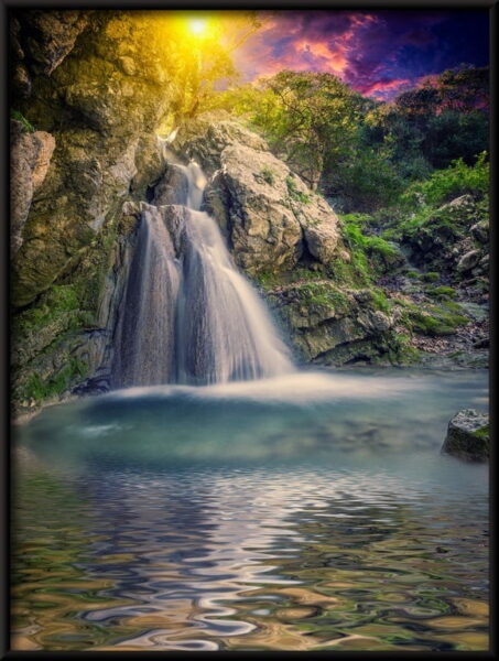 Affiche cascade tropicale – Image 2