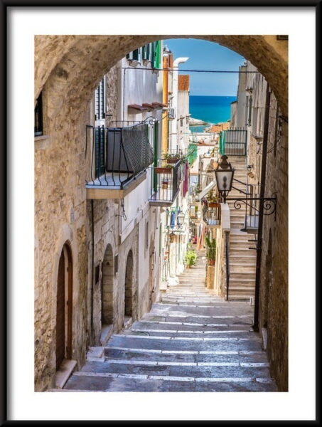 Affiche de la péninsule du Gargano en Italie