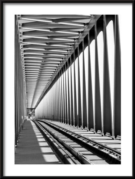 Affiche pont ferroviaire
