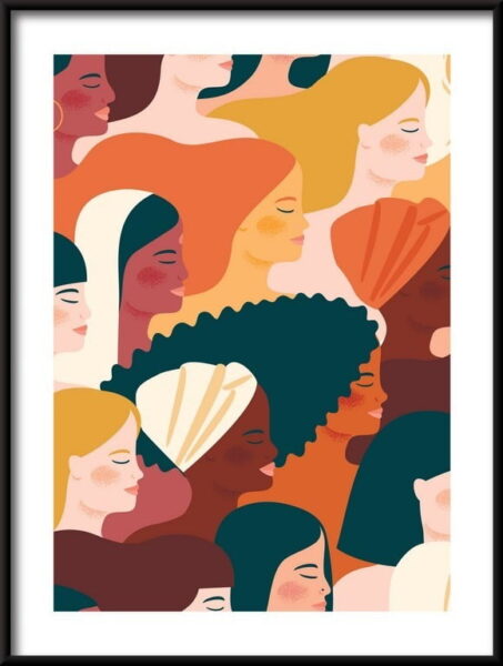 Femmes de nombreuses cultures Poster