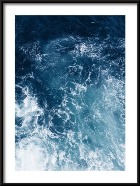 Vue sur les vagues de l'océan