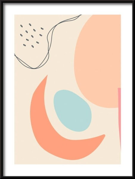 Affiche de fond abstrait