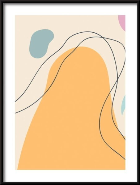 Affiche de fond abstrait