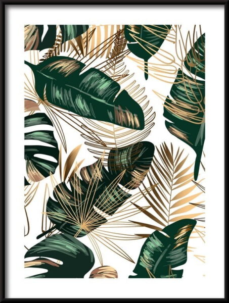 Affiche de fond de jungle