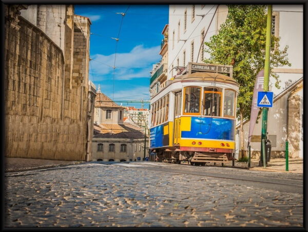 Tram jaune 28, affiche de Lisbonne – Image 3
