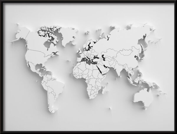 Carte du monde Poster – Image 2