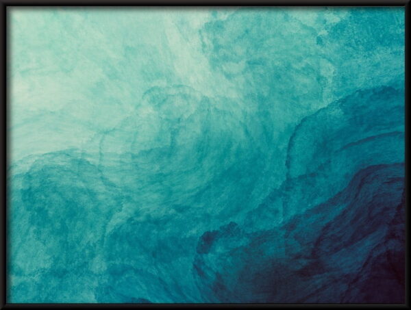 Affiche abstraite turquoise – Image 3