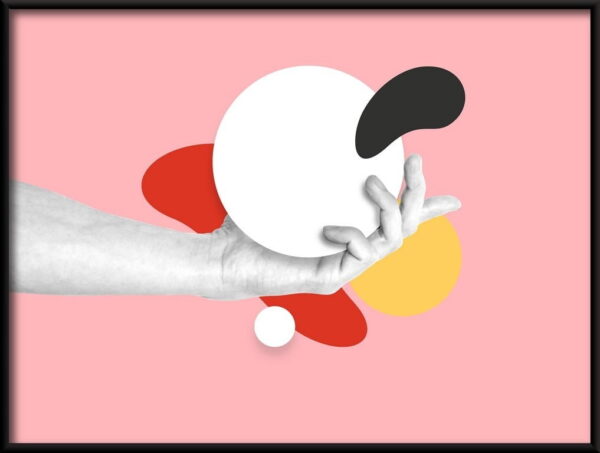 Collage abstrait Poster – Image 2