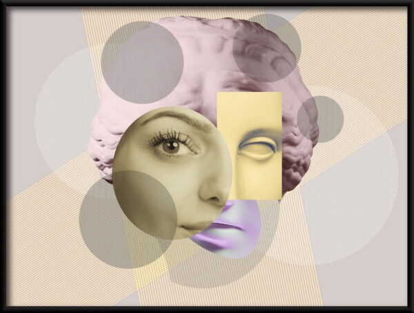 Collage d'art contemporain Poster – Image 3