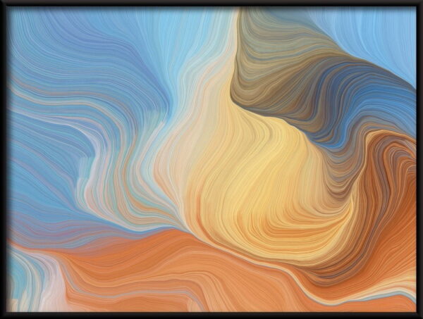 Vagues de tourbillon doux Poster – Image 2