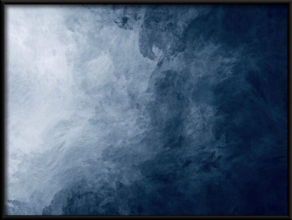 Affiche d'abstraction bleue – Image 2