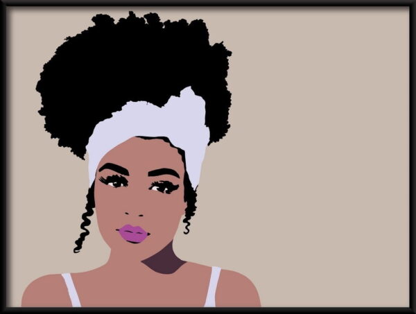 Affiche fille africaine – Image 3