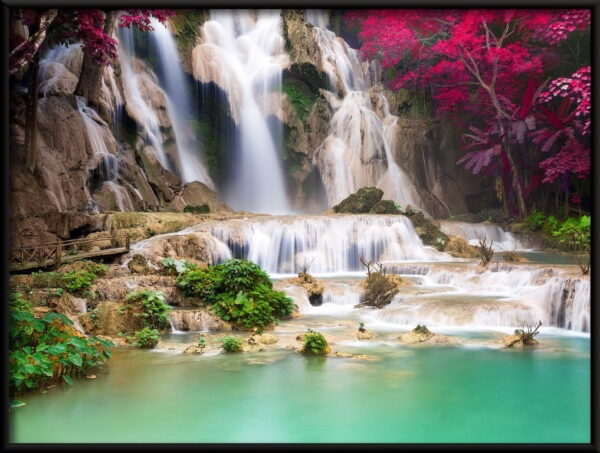 Eau de la cascade de Kuang Si Poster – Image 2