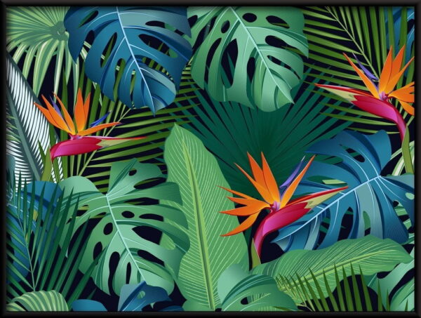 Feuilles tropicales Poster – Image 3
