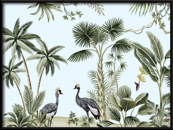 Affiche animaux exotiques dans la jungle – Image 2